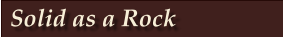 Solid as a Rock